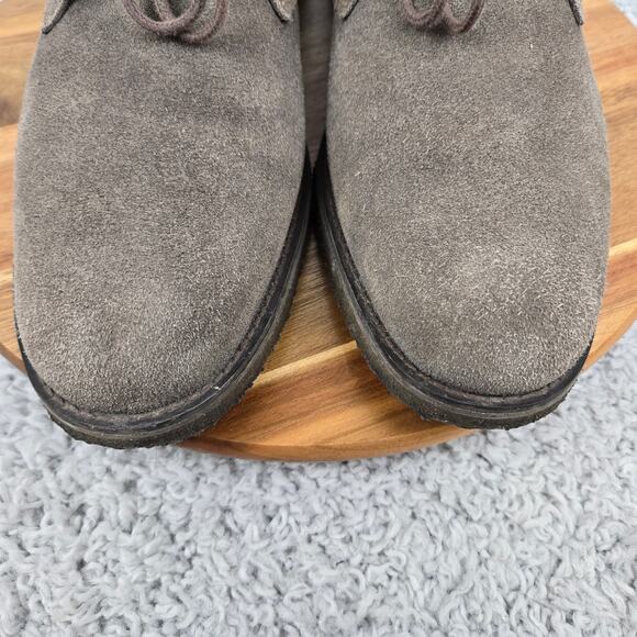 Johnston Murphy Mens 11 Copeland Gray Suede Lifestyle Crepe Sole Chukka Boot - Picture 5 of 13